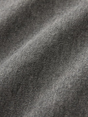 Grey 100% Cotton Denim Short Sleeve Shirt - Image 8 of 8