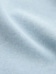 Blue 100% Cotton Denim Short Sleeve Shirt - Image 8 of 8