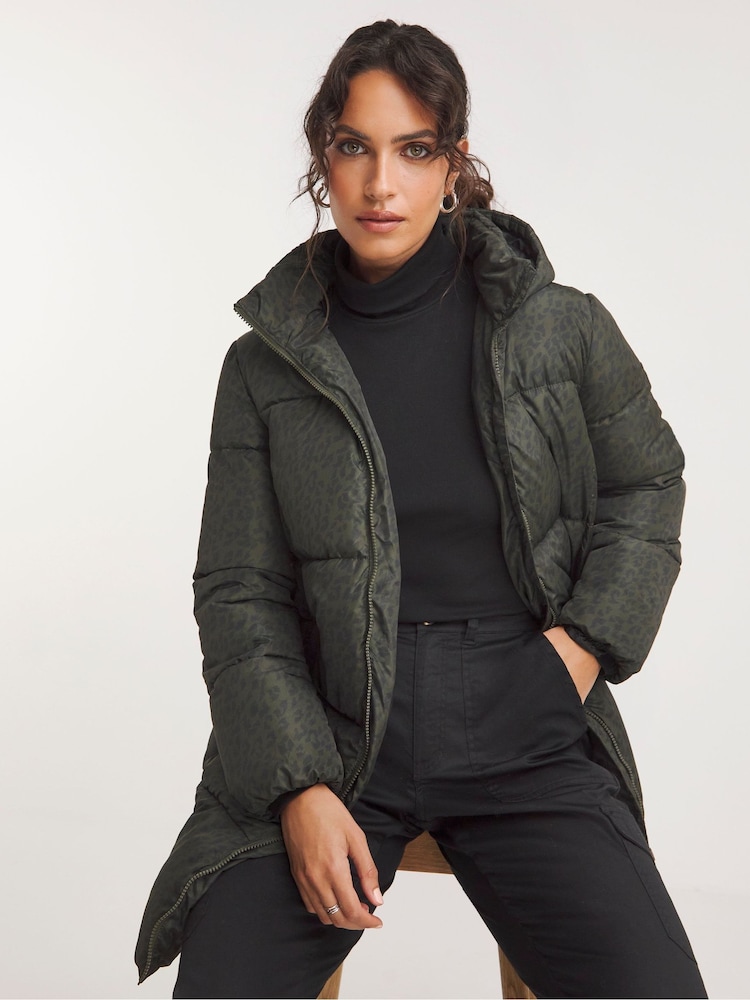 JD Williams Animal Opp Duvet Padded Coat - Image 1 of 4