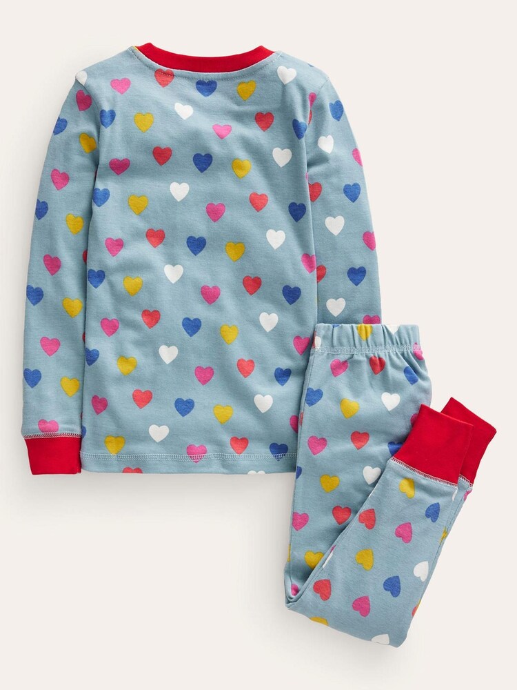 Boden Dark Blue Snug Glow-In-The-Dark Pyjamas - Image 2 of 3