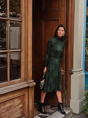Boden Green Alberta Jersey Midi Dress - Image 4 of 4