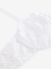 White Non Pad Balcony Lace Bra - Image 7 of 7