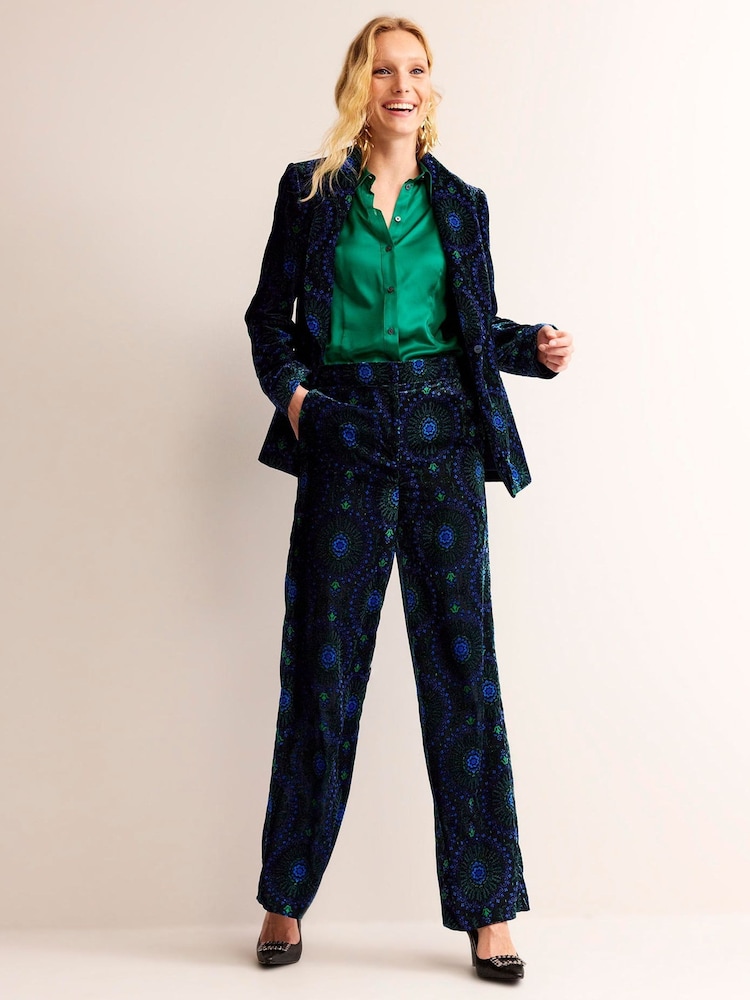 Boden Blue Westbourne Velvet Trousers - Image 1 of 10