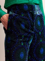 Boden Blue Westbourne Velvet Trousers - Image 7 of 10