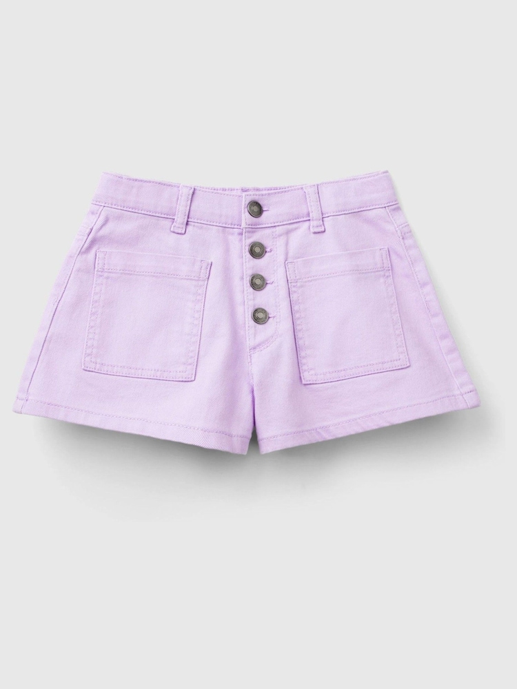 Benetton Flickor Lila Shorts - Bild 1 av 3 Benetton Flickor Lila Shorts - Bild 1 av 3