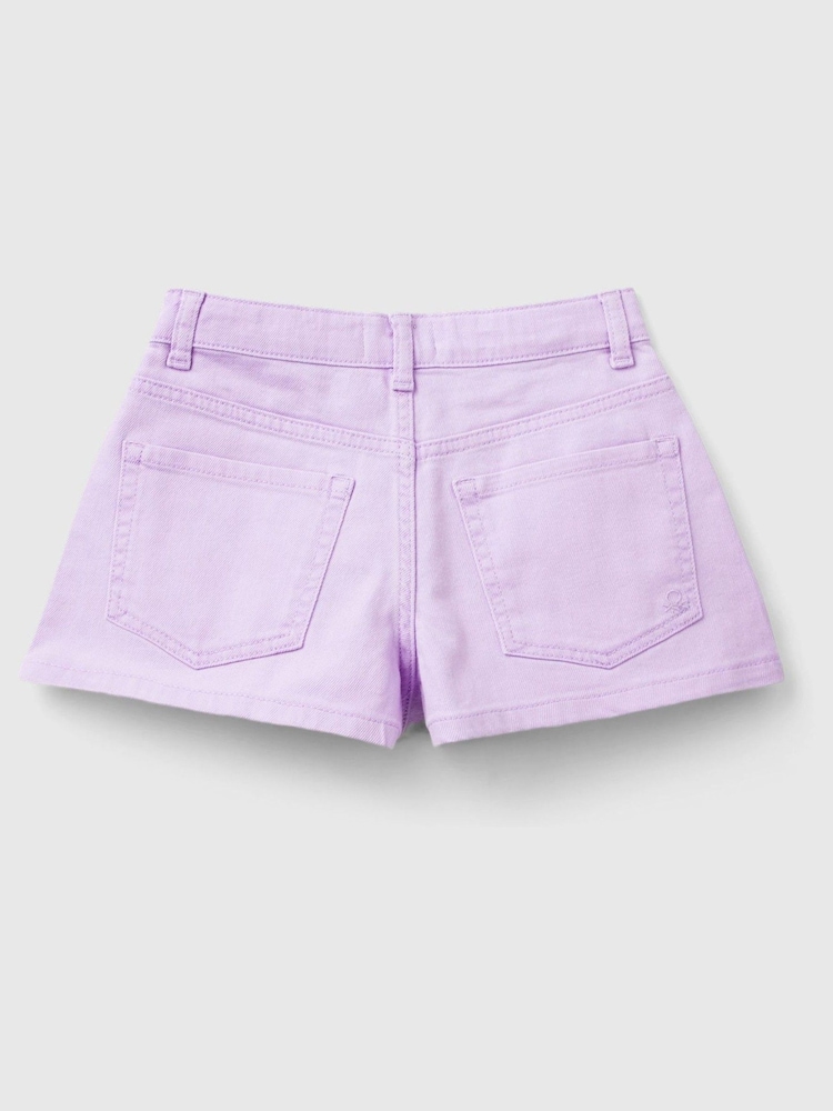 Benetton Flickor Lila Shorts - Bild 2 av 3 Benetton Flickor Lila Shorts - Bild 2 av 3