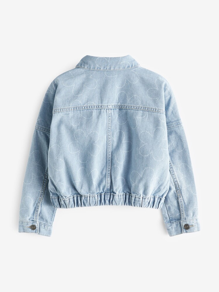 Benetton Girls Bleu Denim Jacket - Image 3 of 8