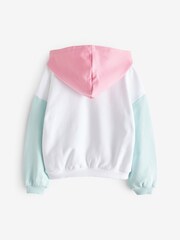 Benetton Girls Pink Sweater Hoodie - Image 2 of 4