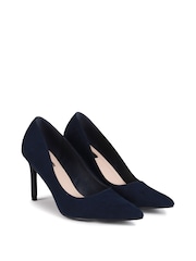 Linzi Blue Overjoyed Stiletto Pointed Court Heels - Image 3 of 4