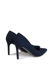 Linzi Blue Overjoyed Stiletto Pointed Court Heels - Image 4 of 4