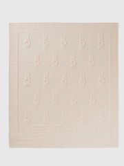 Benetton 100% Cotton Blanket - Image 1 of 2
