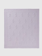 Benetton 100% Cotton Blanket - Image 1 of 2