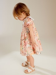 Pink - Kurzarmkleid aus 100 % Baumwolle mit Kragen (3 M.–7 J.) - Bild 3 von 7
