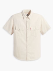Levi's® Cream Relaxed Fit Western 100% Cotton Shirt - Image 5 of 8