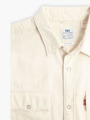 Levi's® Cream Relaxed Fit Western 100% Cotton Shirt - Image 7 of 8