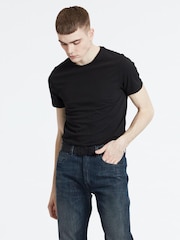 Schwarz - Levi's® – schmal geschnittene Rundhals-T-Shirts aus 100 % Baumwolle im 2er-Pack - Bild 1 von 7