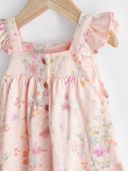 Pink Floral Baby 100% Cotton Romper (0mths-3yrs) - Image 3 of 7