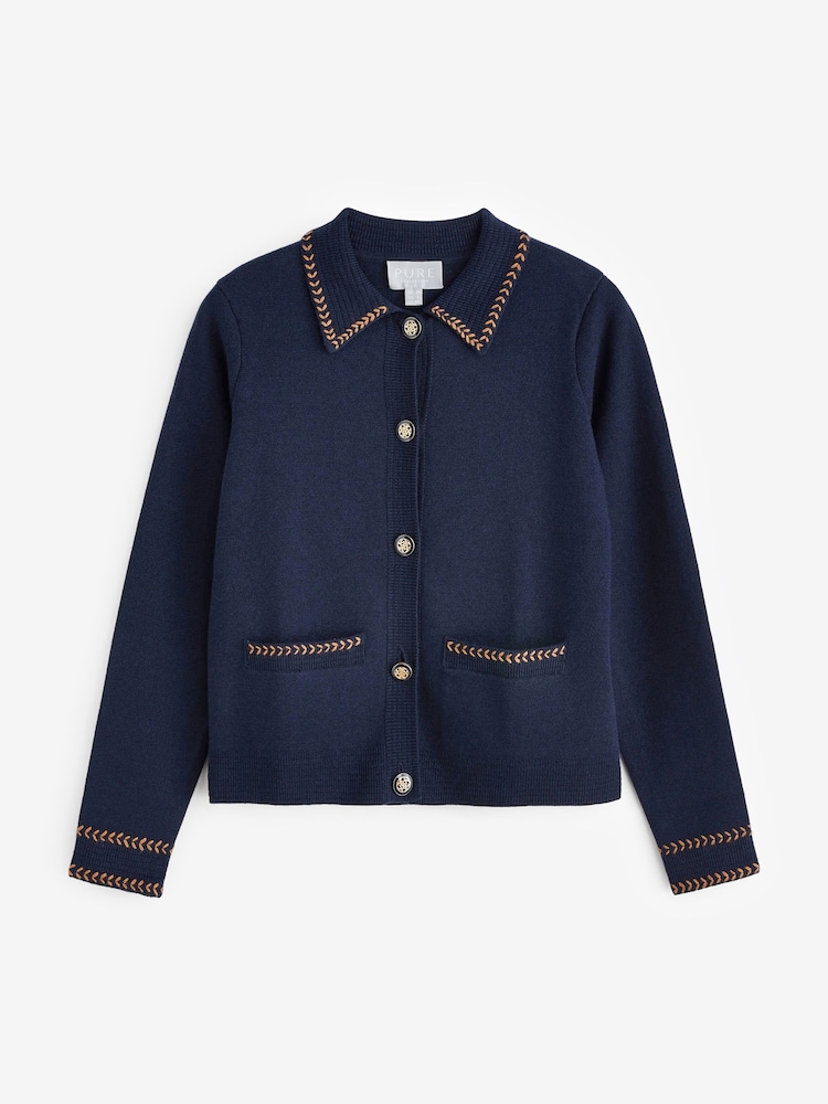 Pure Collection Milano Jacke, Blau - Bild 4 von 4