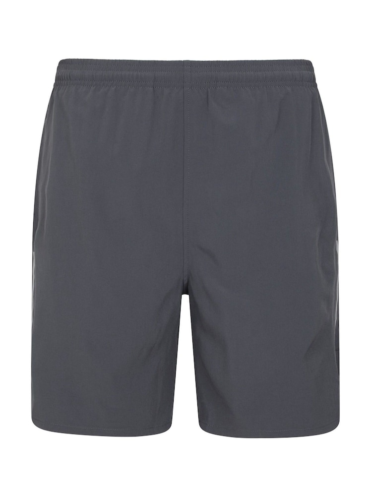 Mountain Warehouse Grey Mens Motion 2 in 1 Active Running Shorts - Image 1 of 5 Mountain Warehouse Grey Mens Motion 2 in 1 Active Running Shorts - Image 1 of 5