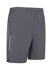 Mountain Warehouse Grey Mens Motion 2 in 1 Active Running Shorts - Image 2 of 5