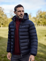 Mountain Warehouse Black Seasons II Mens Water Resistant Padded Jacket - Image 1 of 6