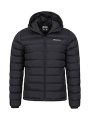 Mountain Warehouse Black Seasons II Mens Water Resistant Padded Jacket - Image 5 of 6