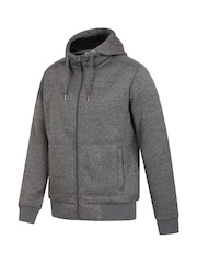 Mountain Warehouse Black Mens Nevis Fleece Lined Hoodie - Image 4 of 5