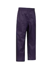 Mountain Warehouse Purple Kids Pakka II Waterproof Overtrousers - Image 3 of 5