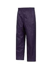 Mountain Warehouse Purple Kids Pakka II Waterproof Overtrousers - Image 4 of 5