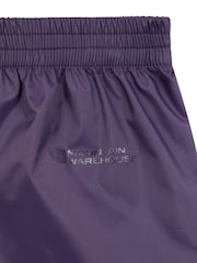 Mountain Warehouse Purple Kids Pakka II Waterproof Overtrousers - Image 5 of 5