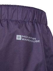 Mountain Warehouse Purple Kids Spray Waterproof Trousers - Image 5 of 5