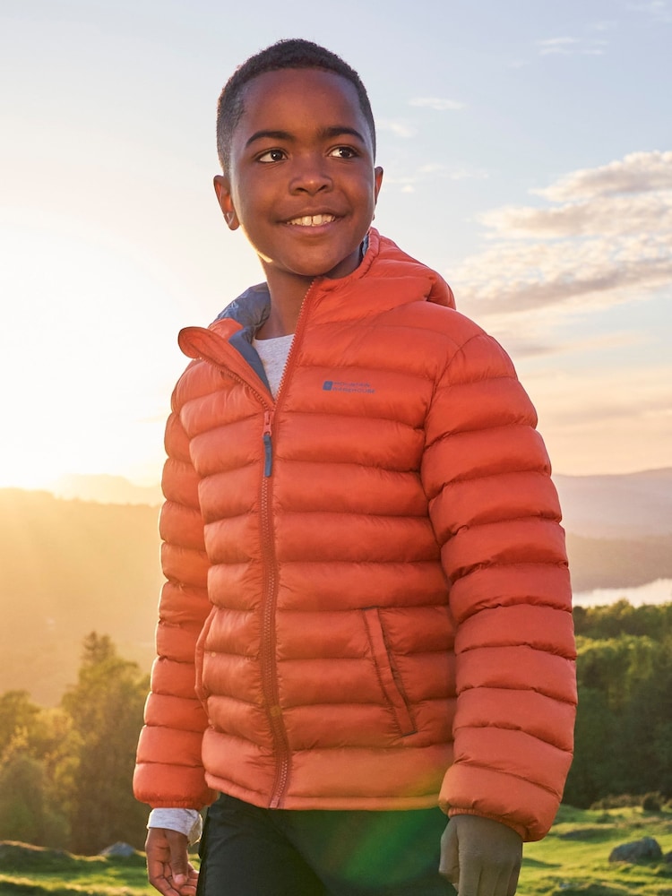 Mountain Warehouse Burnt Orange Seasons II Kids Water-Resistant Padded Jacket - Image 1 of 5