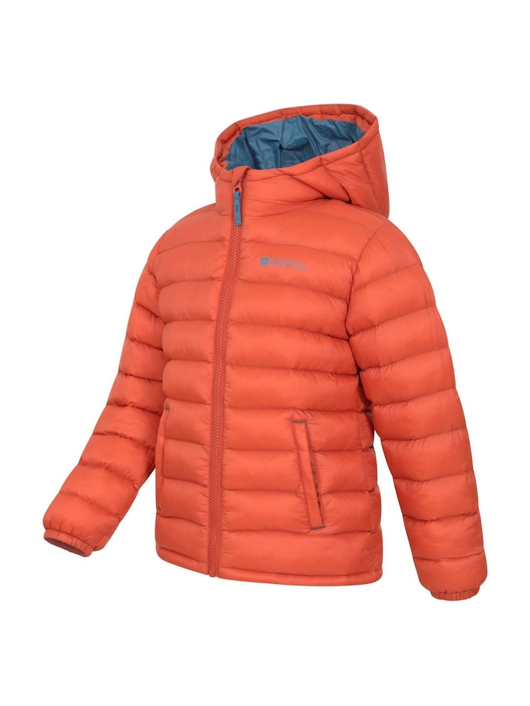 Mountain Warehouse Burnt Orange Seasons II Kids Water-Resistant Padded Jacket - Image 4 of 5