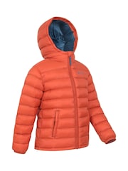 Mountain Warehouse Burnt Orange Seasons II Kids Water-Resistant Padded Jacket - Image 5 of 5