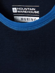 Mountain Warehouse Blue Merino II Kids Round Neck Thermal Top - Image 4 of 4