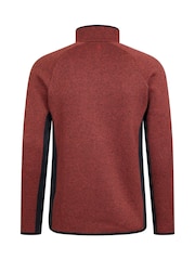 Mountain Warehouse Red Mens Treston Full-Zip Fleece Jacket - Image 2 of 5
