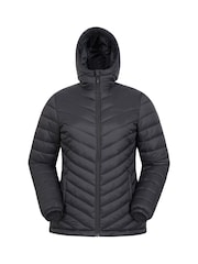 Mountain Warehouse Light Black Seasons Womens Water Resistant Padded Jacket - Image 1 of 5