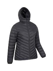 Mountain Warehouse Light Black Seasons Womens Water Resistant Padded Jacket - Image 3 of 5