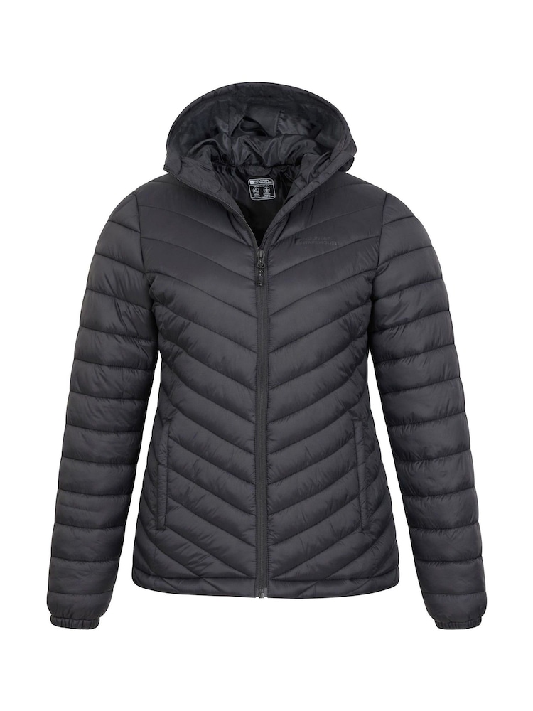 Mountain Warehouse Light Black Seasons Womens Water Resistant Padded Jacket - Image 5 of 5
