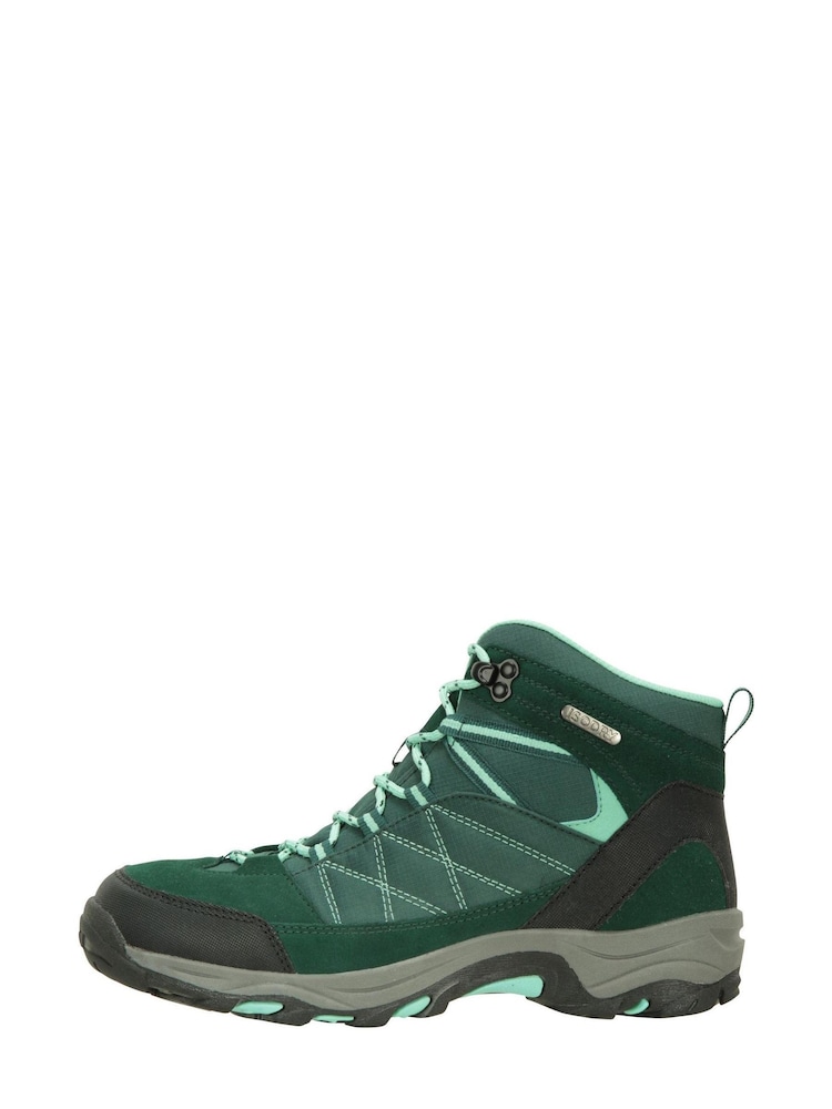 Mountain Warehouse Light Green Womens Rapid Waterproof Hiking Boots - Image 2 of 5