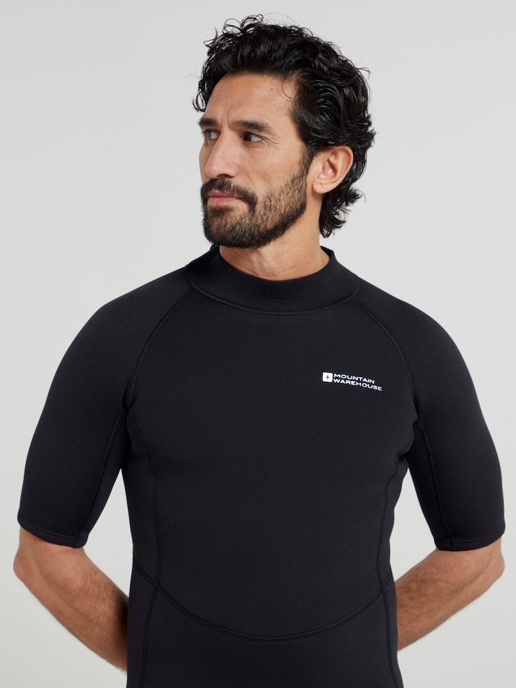 Mountain Warehouse Black Mens Shorty Neoprene Wetsuit - Image 1 of 5