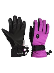 Mountain Warehouse Purple Womens Extreme Waterproof Ski Gloves - Image 1 of 1