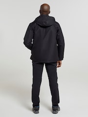 Negro - Mountain Warehouse Mens Fell 3-In-1 Water Resistant Jacket - Imagen 3 de 6