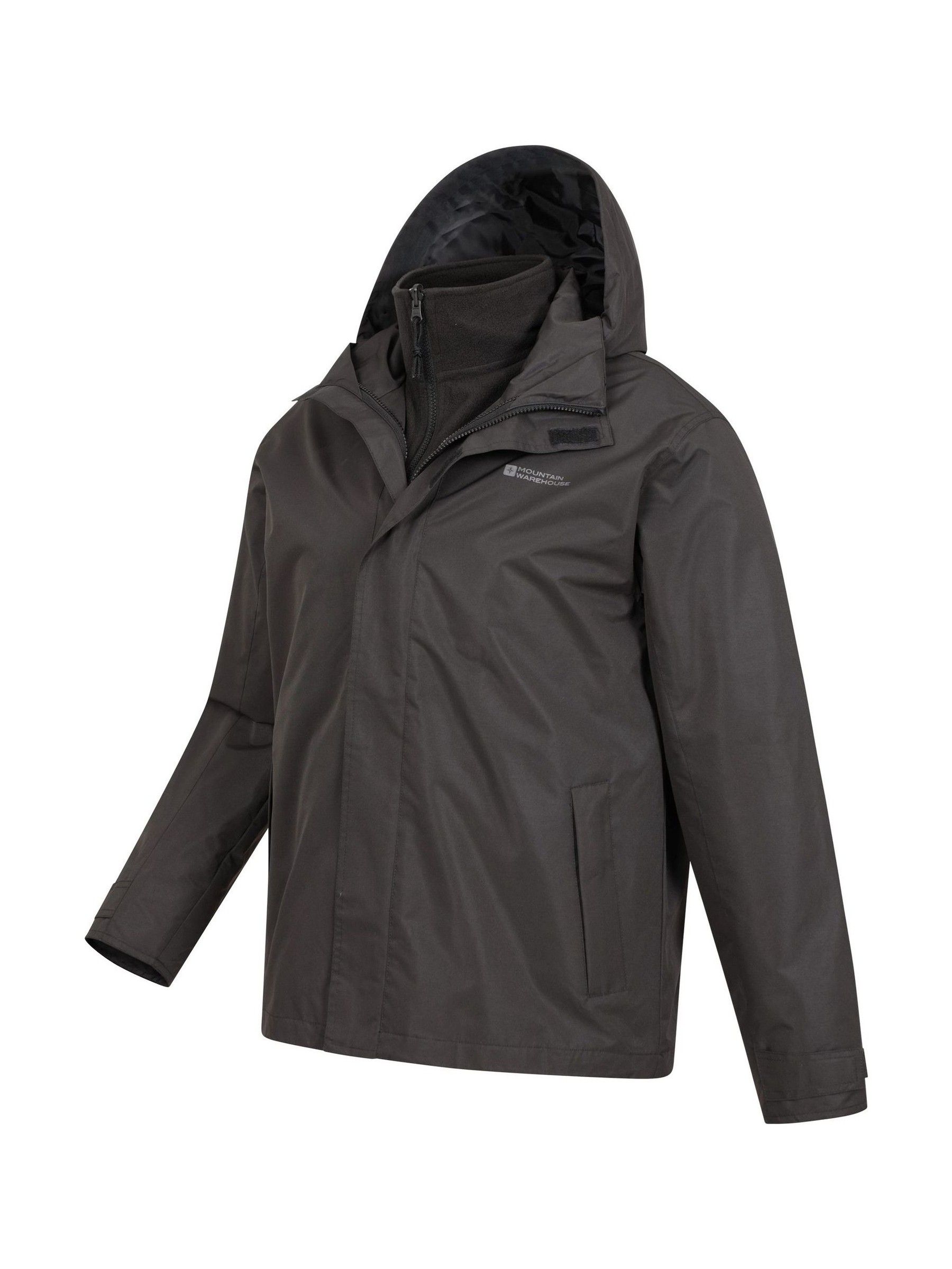 Buy Mountain Warehouse Black Mens Fell 3-In-1 Water Resistant
