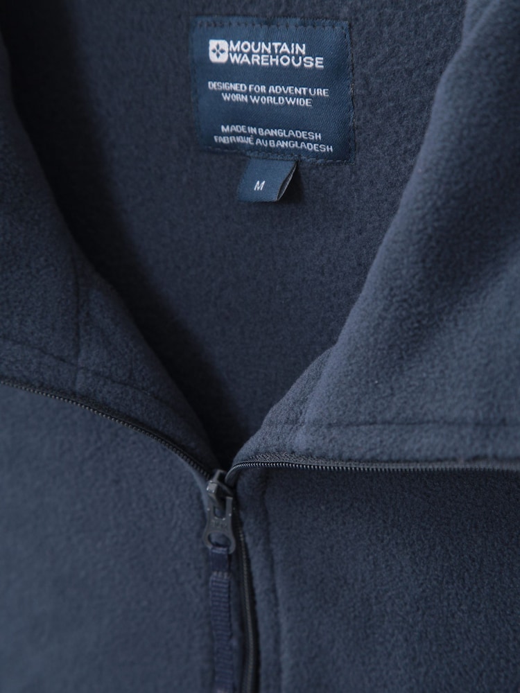 Mountain Warehouse Dark Blue Mens Camber II Half Zip Quick Drying Fleece - Image 4 of 4