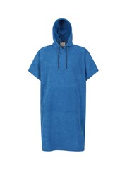Mountain Warehouse Blue Mens Driftwood Poncho Changing Robe Coat Jacket - Image 1 of 5