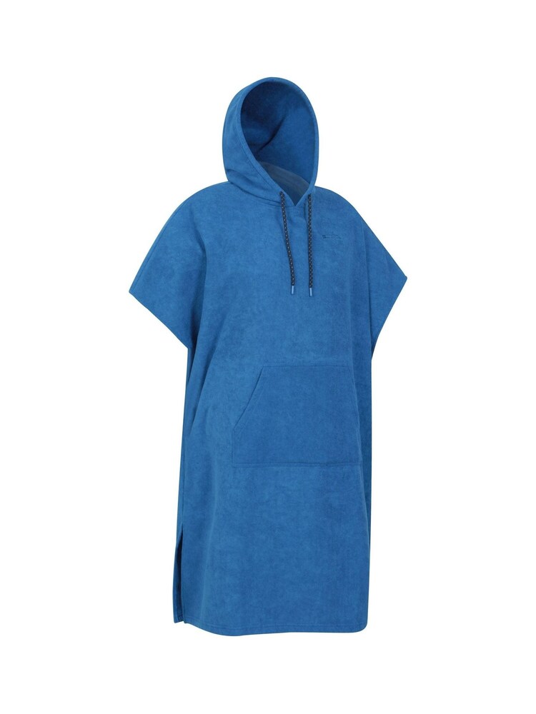 Mountain Warehouse Blue Mens Driftwood Poncho Changing Robe Coat Jacket - Image 2 of 5
