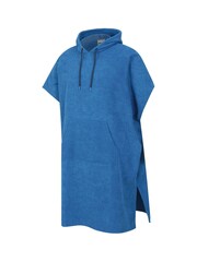 Mountain Warehouse Blue Mens Driftwood Poncho Changing Robe Coat Jacket - Image 4 of 5