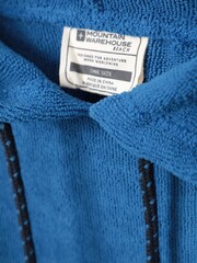 Mountain Warehouse Blue Mens Driftwood Poncho Changing Robe Coat Jacket - Image 5 of 5