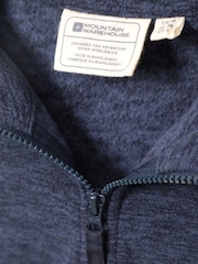 Mountain Warehouse Dark Blue Womens Snowdon Melange II Full-Zip Fleece - Image 5 of 5